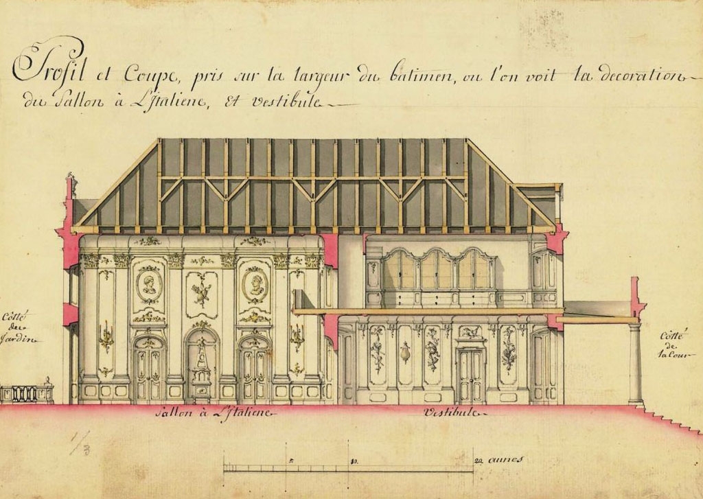 Проект палацового-паркового комплексу у Кристинополі 1757 року